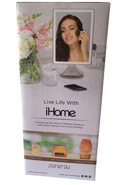 iHome Reflect Pro Bluetooth Vanity Speaker With 10" x 13" Mirror Full Spectrum L